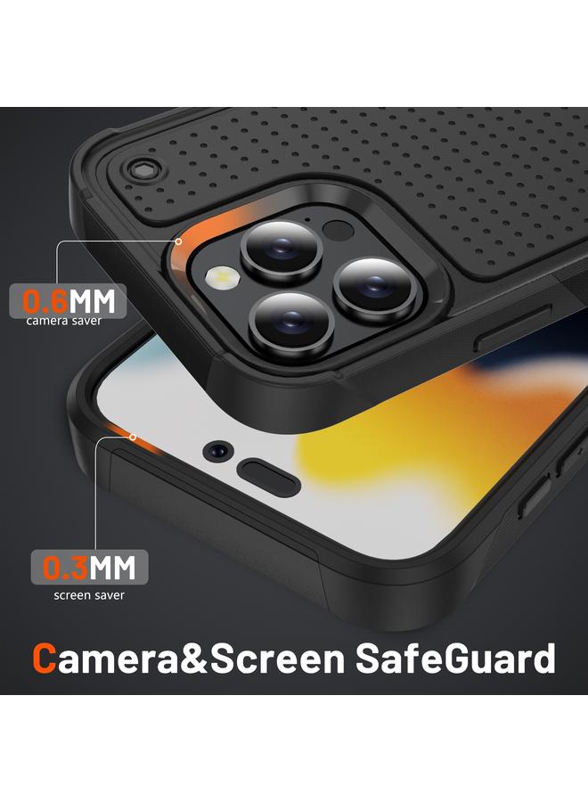 اس-توب جراب لهاتف iPhone 16 Pro Max مصنوع من مادة PC + TPU وغطاء حماية مقاوم للصدمات - Image 4