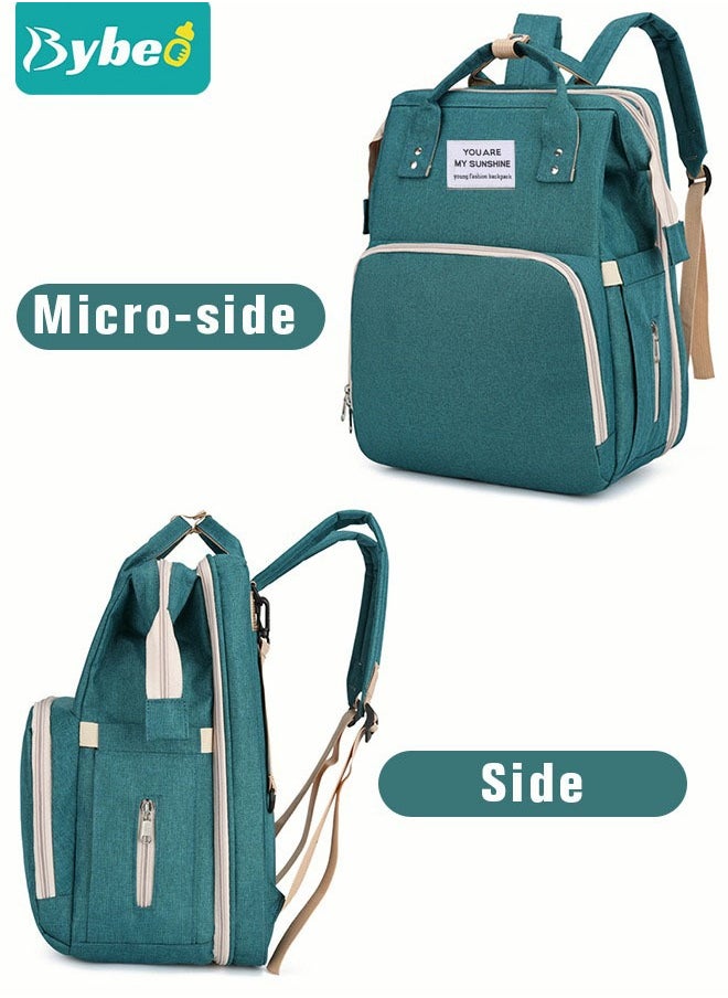 Bybeo - Baby Diaper Bag Backpack, Multifunction Diapers Changing Station for Boys Girls Outdoor and Travel, Infant Gifts, Large Capacity, 900D Oxford, USB Port, Waterproof - Image 1