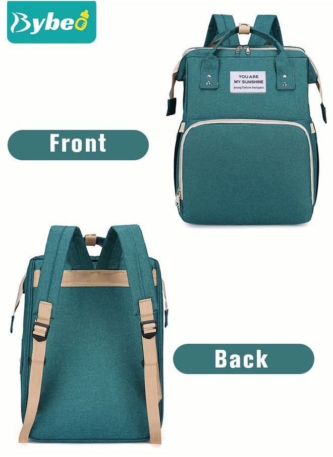 Bybeo - Baby Diaper Bag Backpack, Multifunction Diapers Changing Station for Boys Girls Outdoor and Travel, Infant Gifts, Large Capacity, 900D Oxford, USB Port, Waterproof - Image 1