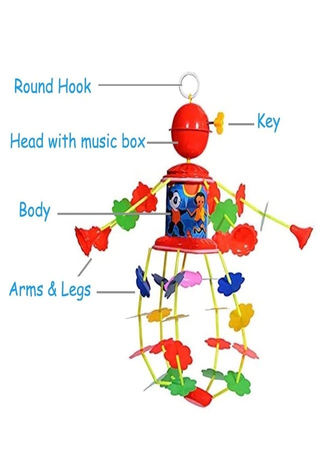 ADTOO Merry Go Round Baby Musical jhoomer Toys with Hanging Jhoomer Rattle Kids Toy. - Image 2