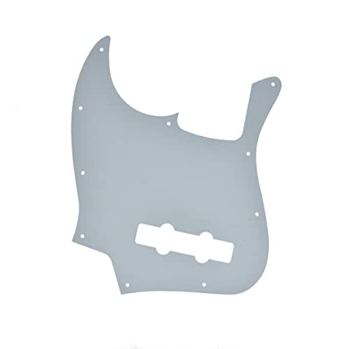 KAISH 4 String J Bass Style Pickguard Bass Pick Guard Scratch Plate for USA/Mexico Jazz J Bass Red/Black Tortoise - Image 3