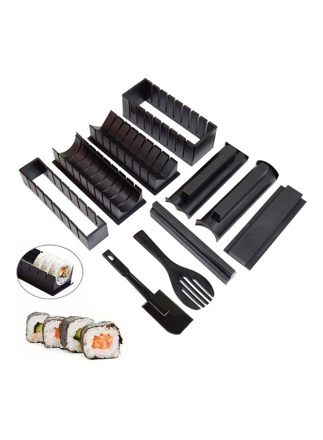 إسكدنيا مجموعة قوالب صنع السوشي أسود 21.00 x 8.00 x 21.00سم - Image 3