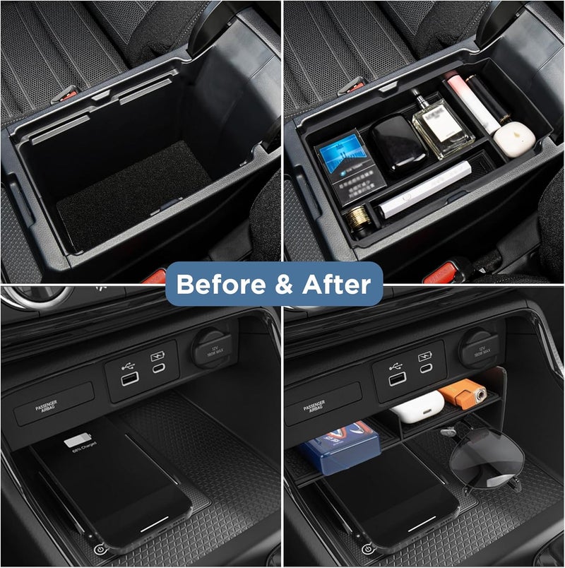 Carwiner 3PCS Center Console Organizer for Honda CR-V - Image 2