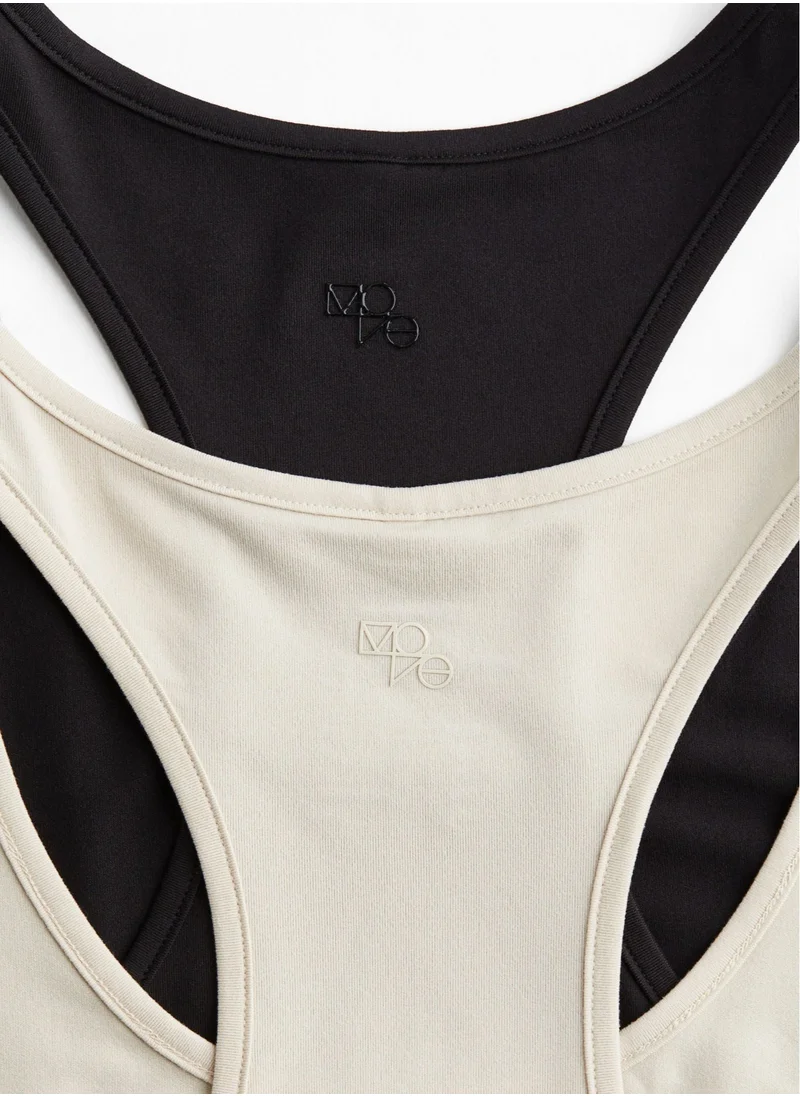 H&M 2-Pack Drymoveâ„¢ Sports Vest Tops