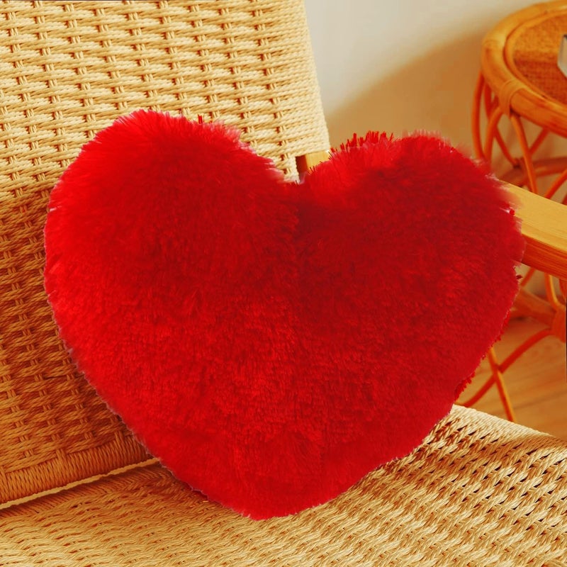 ascension Heart Shape Cushion Pillow Valentine Gift for Girlfriend Boyfriend Couples Husband and Wife Valentine's Day Love Pillow Valentine Week Gift Item (12"X12") - Image 4