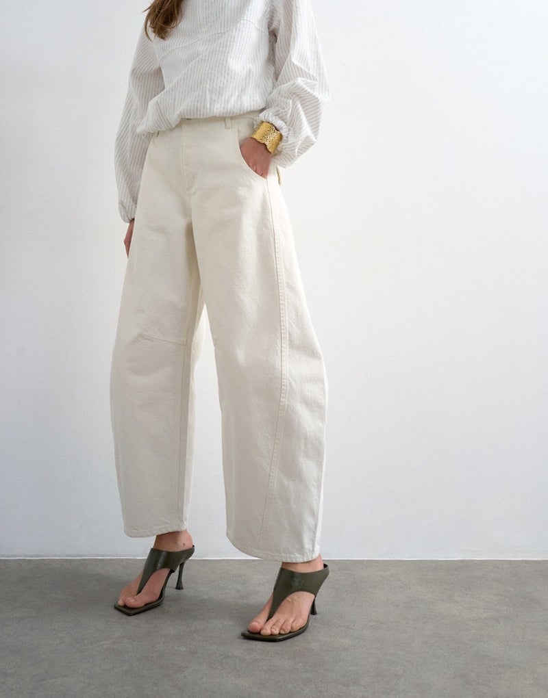 TOPSHOP Denim Barrel Mr Jeans - Image 3