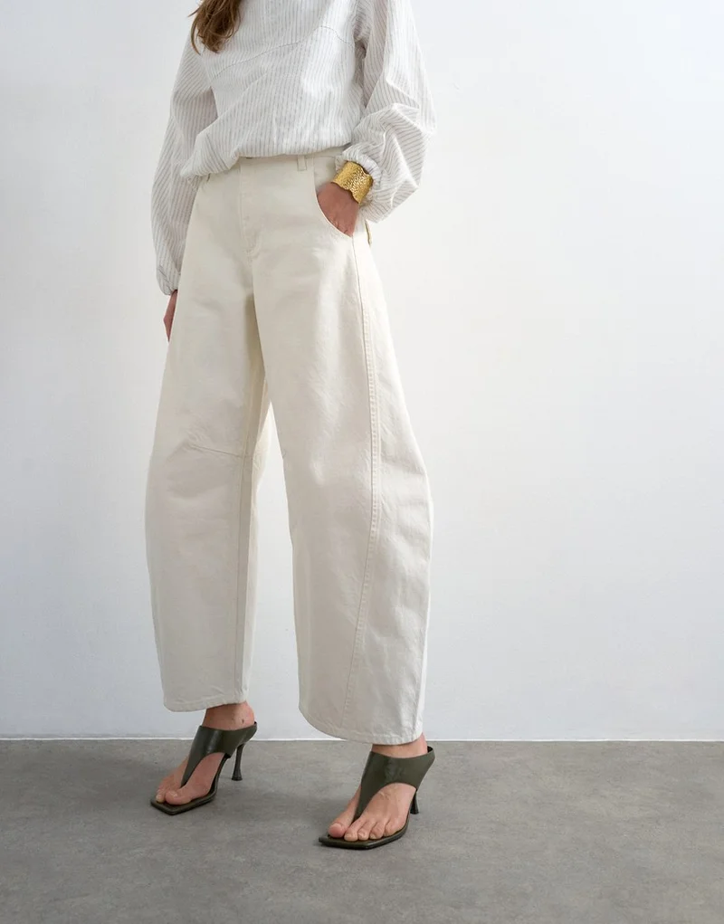 TOPSHOP Denim Barrel Mr Jeans