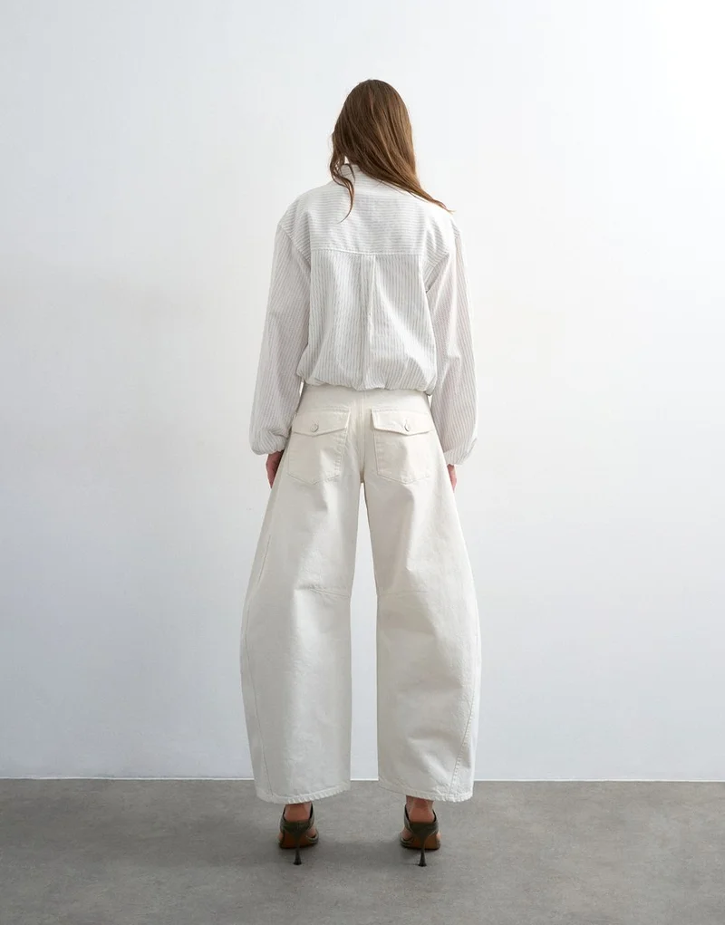 TOPSHOP Denim Barrel Mr Jeans