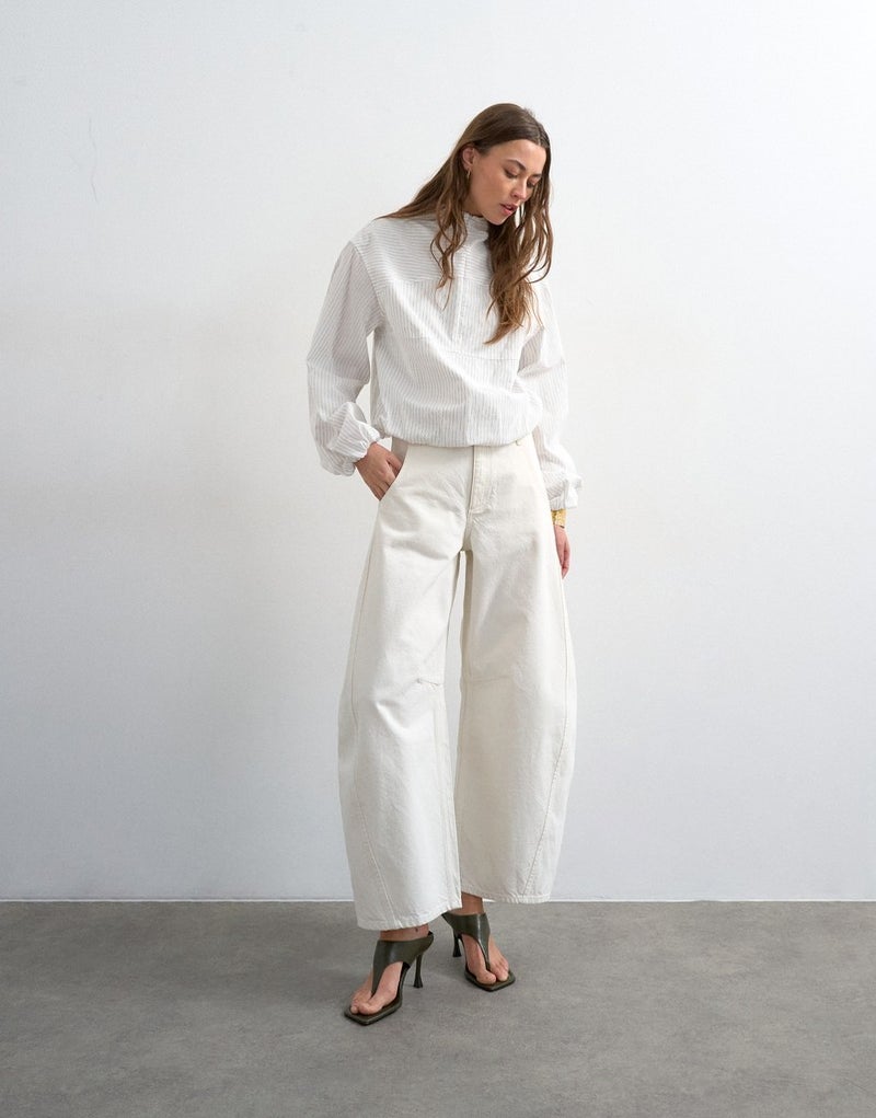 TOPSHOP Denim Barrel Mr Jeans - Image 3