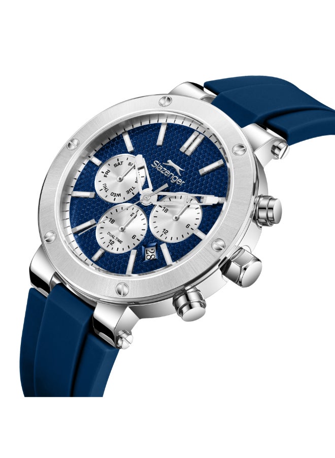 سلازنجر ساعة رجالية متعددة الوظائف من السيليكون ٤٢ مم - Image 5