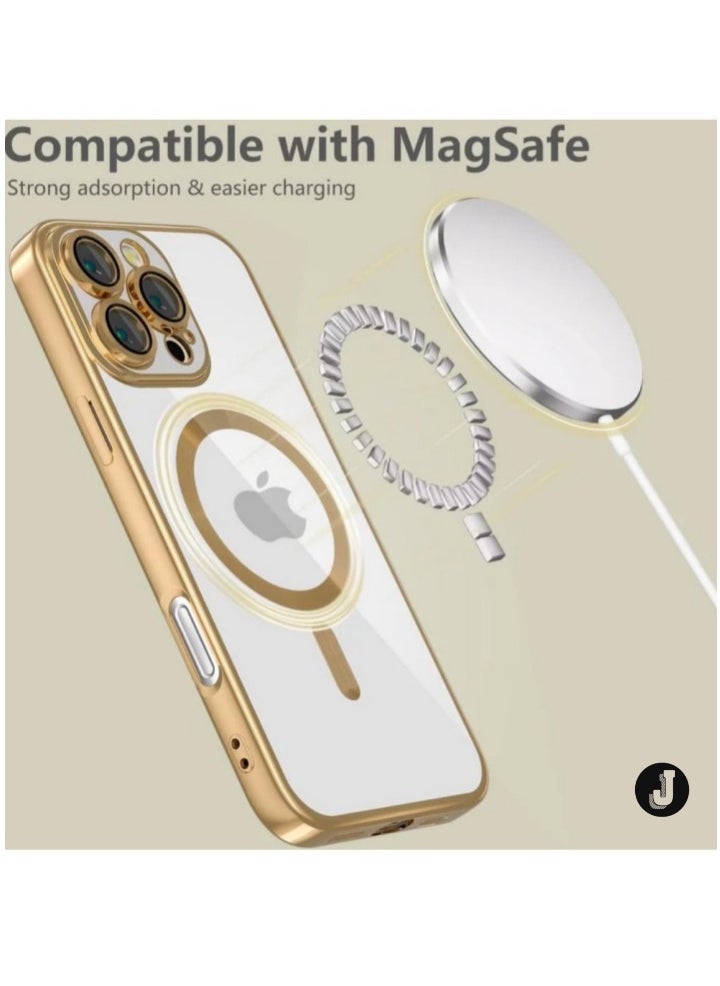 JAJEEK "New iPhone 16 Pro Max Case with MagSafe – Ultimate Shock Protection & Scratch Resistance (Shiny Gold)" - Image 3