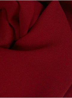 Perfectory PERFECTORY Women Lightweight Solid Chiffon Hijab Shawl Soft Premium Abaya Shawl Wrap Scarves, Long Bridal Hijab Scarf- Maroon  - Image 2