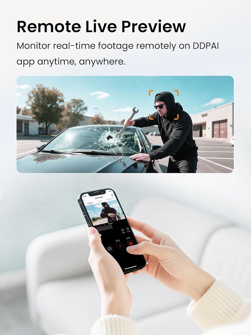 وحدة DDPAI 4G LTE، صندوق سحابي 4G لكاميرا السيارة Z90 Master Z90 Pro Z60 Pro Z60، مراقبة وقوف السيارات عن بعد، عرض مباشر عن بعد، تنبيهات الحوادث، GPS في الوقت الفعلي، تحديد المنطقة الجغرافية، تخزين سحابي، التحكم عبر التطبيق - Image 4