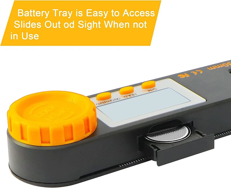Rainyb Digital Angle Finder Tool 7inch 0-360 degree LED Digital Protractor with Horizontal Vertical Bubble Levels and Ruler Meter Accurate Tools for Carpenters,Woodworkers,Fabricators - Image 5
