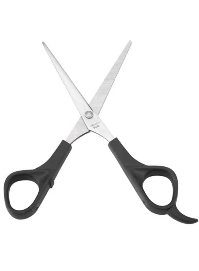 Stylish and Compact Scissors - Practical and Light, Suitable for Everyday Use at Home, Office or Sharp Stainless Steel Blades - Ergonomic Handle for Easy Control and Precision Cutting (Black) - Image 2