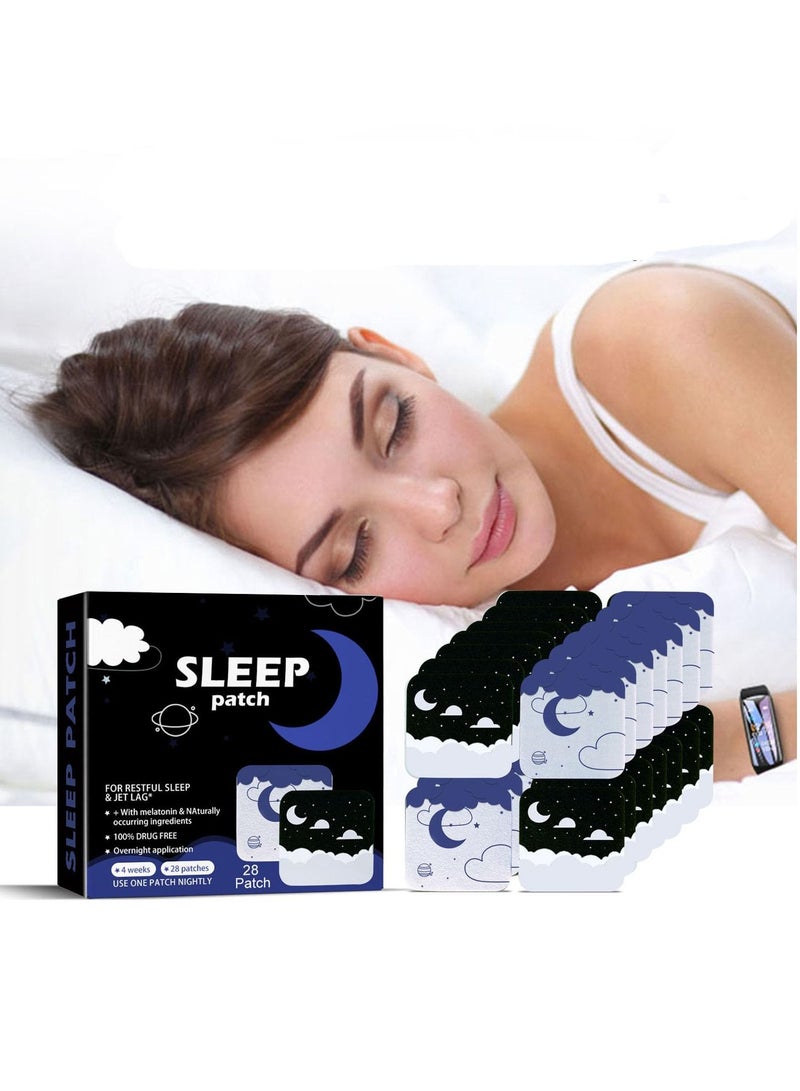 Sleep Patches, Natural Aid Patch - Upgraded Deep Patches for Adults Soft Breathable Women Men, Relieve Insomnia, Skin-Friendly, Irritability, Anxiety Improve (2box) - Image 1