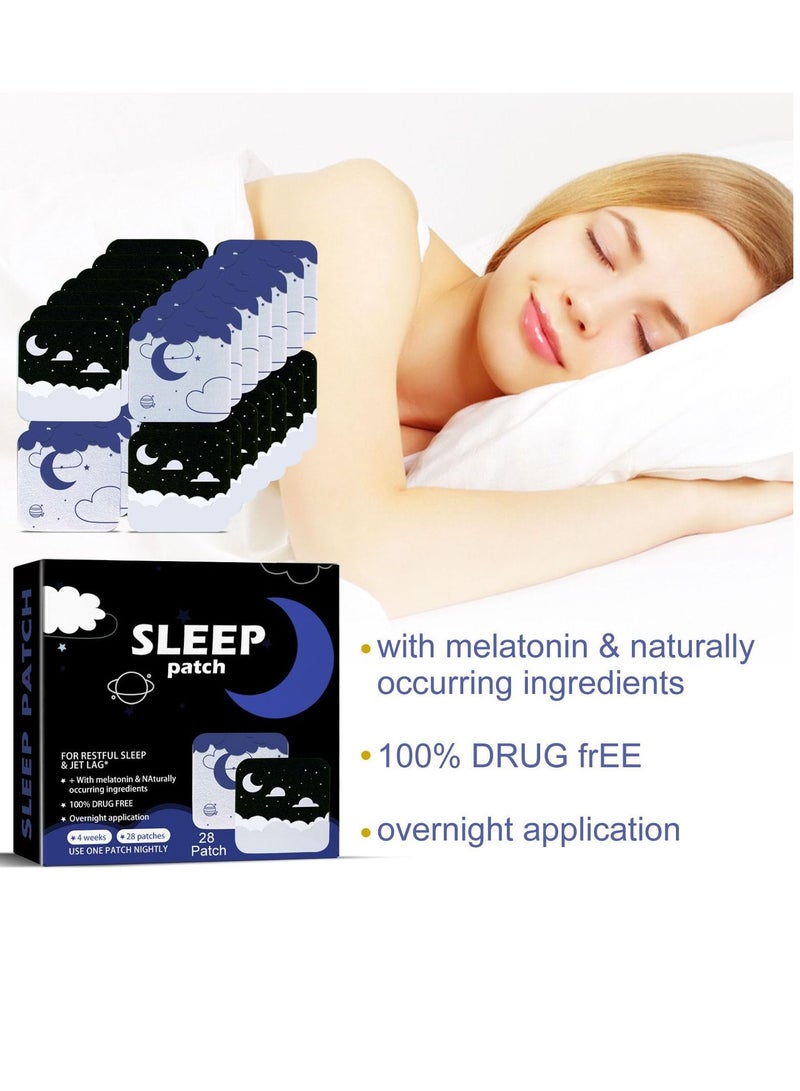 Sleep Patches, Natural Aid Patch - Upgraded Deep Patches for Adults Soft Breathable Women Men, Relieve Insomnia, Skin-Friendly, Irritability, Anxiety Improve (2box) - Image 4