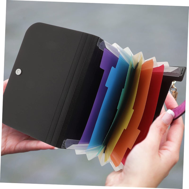 2Pcs Portable Accordion File Organizer With Layers For Documents And Receipts - Image 4