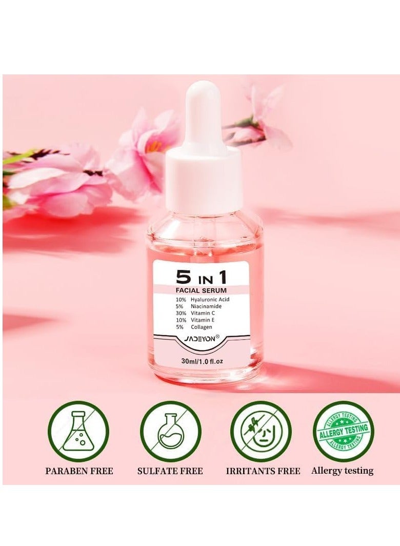 Generic JADEYON Serum and Facial Oil with Hyaluronic Acid Serum Niacinamide Anti Aging Hydrating Face Skin Care Vitamin E Vitamin C Facial Oil for Facial daily care - Image 2