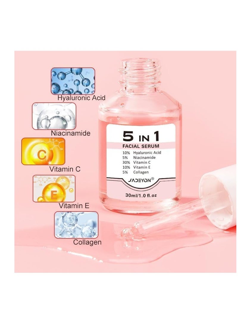 Generic JADEYON Serum and Facial Oil with Hyaluronic Acid Serum Niacinamide Anti Aging Hydrating Face Skin Care Vitamin E Vitamin C Facial Oil for Facial daily care - Image 4