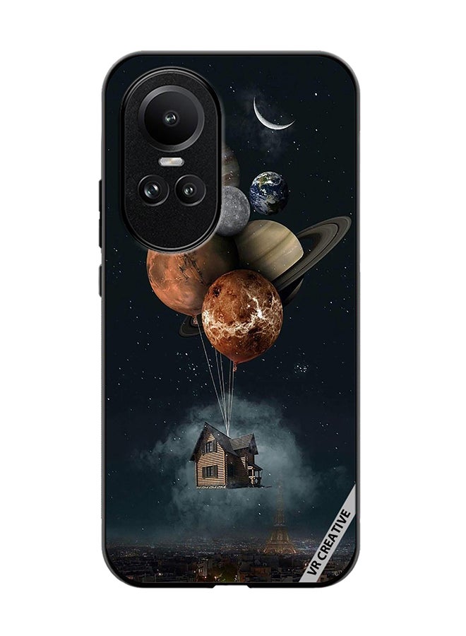 VR CREATIVE Protective Case Cover For Oppo Reno 10 Galaxy Design Multicolour - Image 1