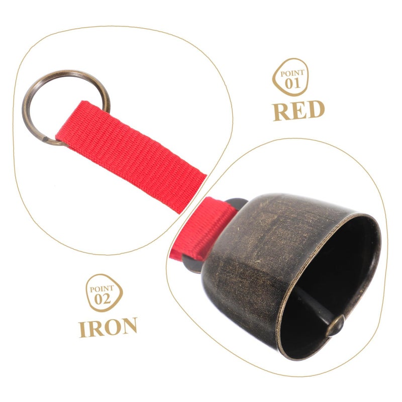 3 Pieces Camping Bear Bells Loud Emergency Hiking Biking Mute Function Vintage Design Lightweight Sturdy - Image 5