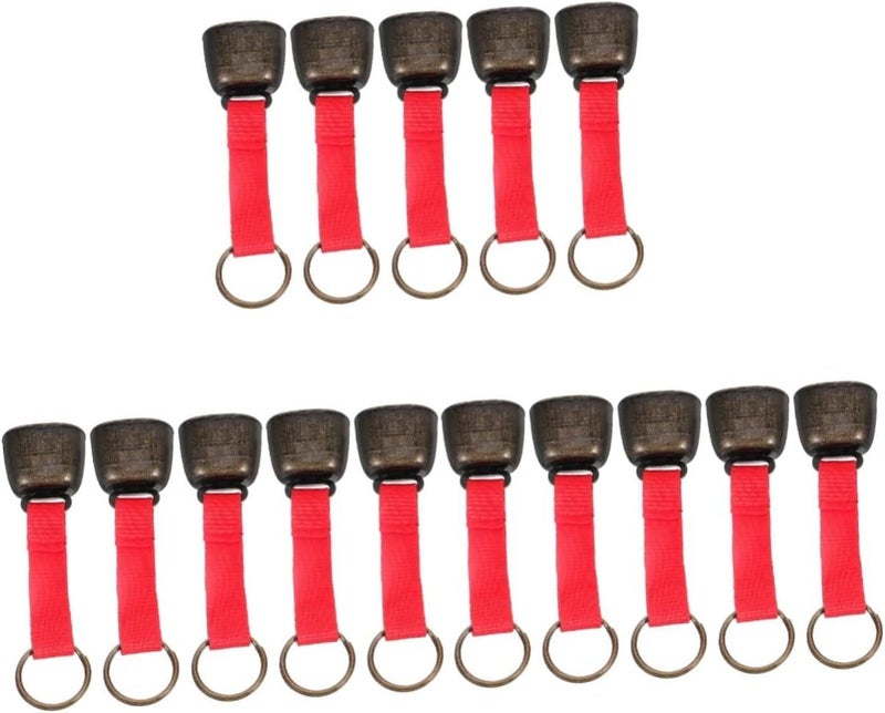 3 Pieces Camping Bear Bells Loud Emergency Hiking Biking Mute Function Vintage Design Lightweight Sturdy - Image 1