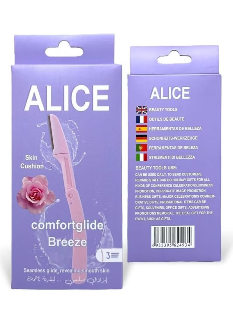 أليس ماكينة حلاقة أليس النسائية لشعر الوجه (3 شفرات) - Image 1