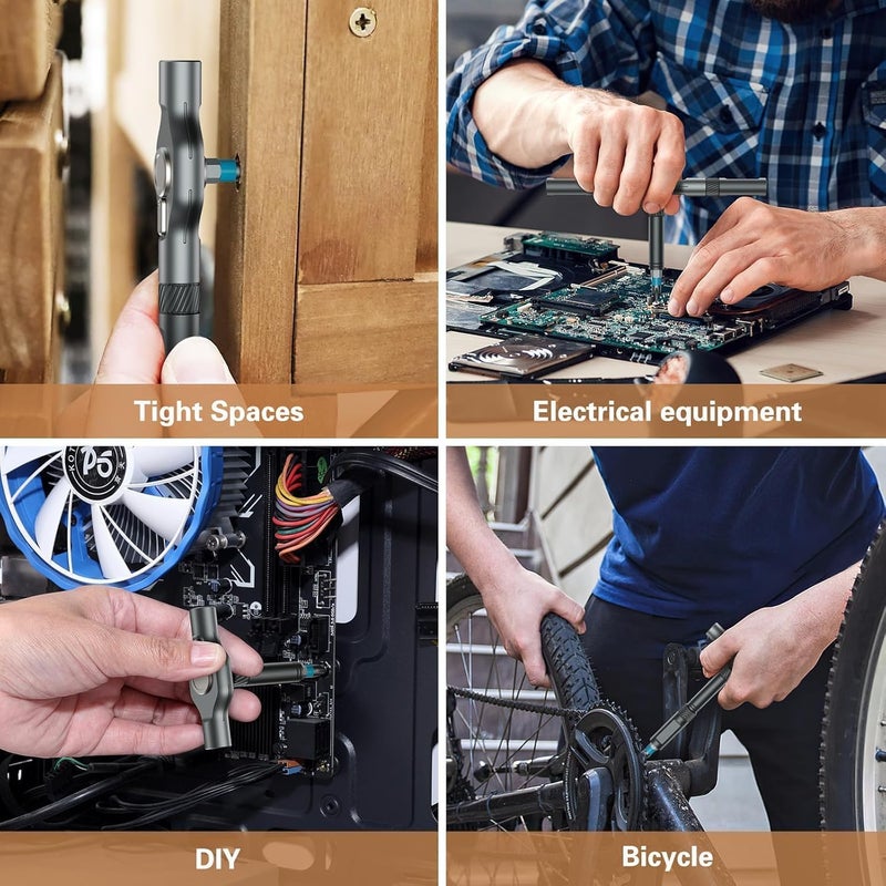 SEESE Ratchet Magetic Screwdriver Set: S2 Steel Precision Screwdriver Set - Removable Self Assembly Screwdriver Kit for Furniture Assembly and Repair - Gift for DIYer - Image 4