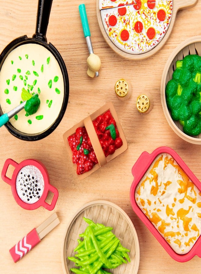 Lori - Play Food for Mini Dolls - Cooking Accessories for 6-Inch Dolls - Pizza, Sushi, Dessert - Dollhouse Set for Kids - 3 Years + - Gourmet Market - Image 3