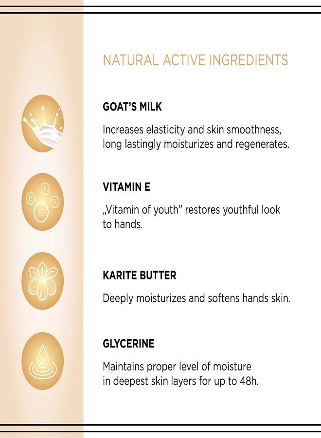 EVELINE COSMETICS Eveline Glycerine 5 In 1 Bio Goat's Milk + Vitamin E & Karite Butter Super-Concentrated Hand/Nail Cream Mask - Image 4