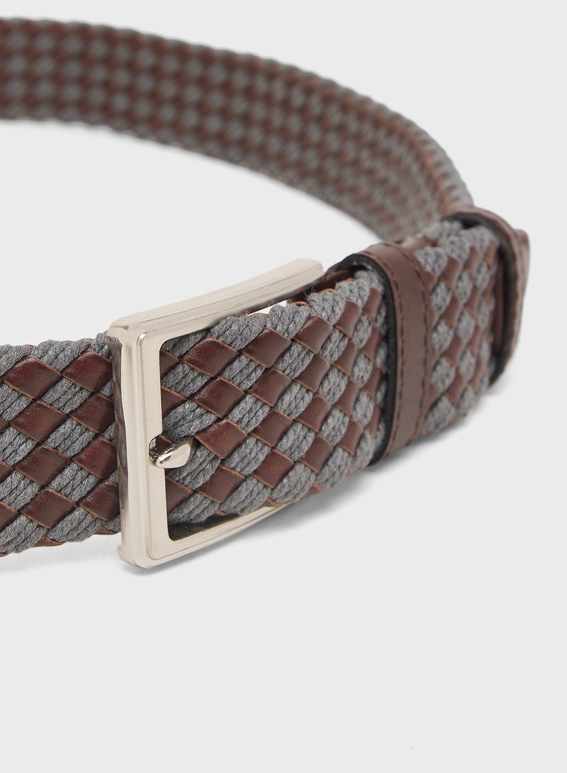 Seventy Five Weaved Free Size Casual Belt  - Image 2