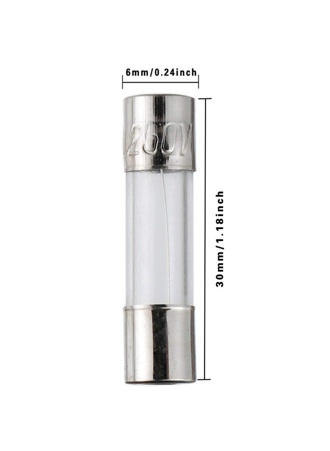 BOJACK 15 Values 200 pcs Fast-Blow Glass Fuses Assortment Kit 5x20mm 250V 1 5 10 15 20A 6x30mm 250V 1 2 3 5 6 7 8 10 15 20A amp packag in a Clear Plastic Box - Image 5