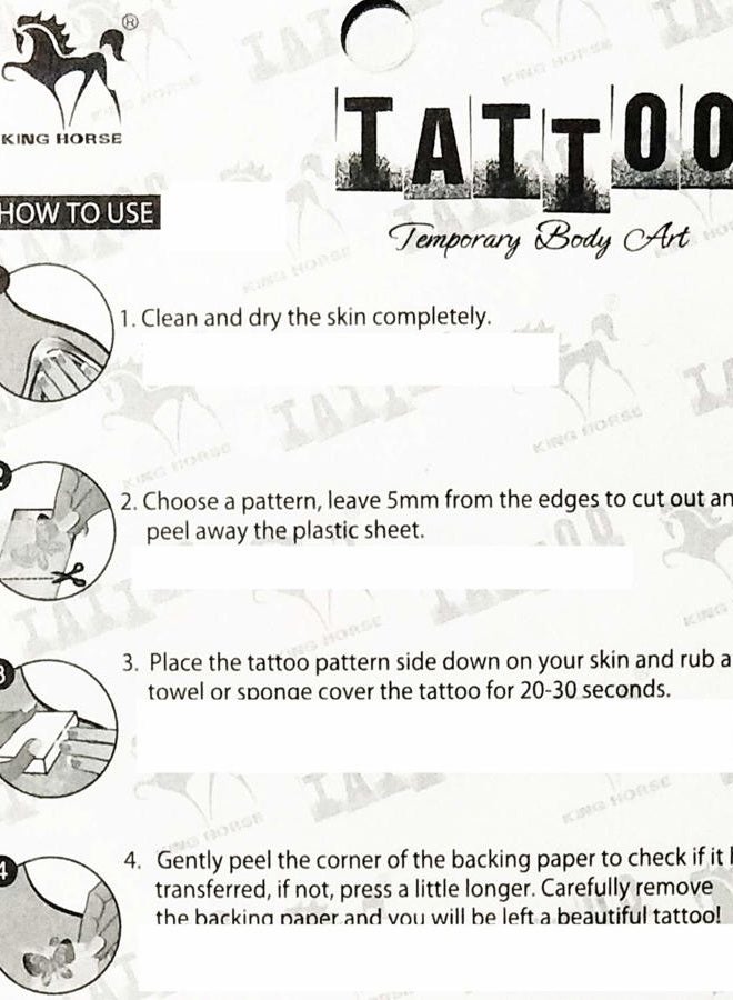 good natured GS912 Tattoo 8.2''X5.7'' Raven crow black bird Temporary Tattoo Large Body Art Waterproof beauty fashion men women child kid Cute stickers cartoon - Image 3
