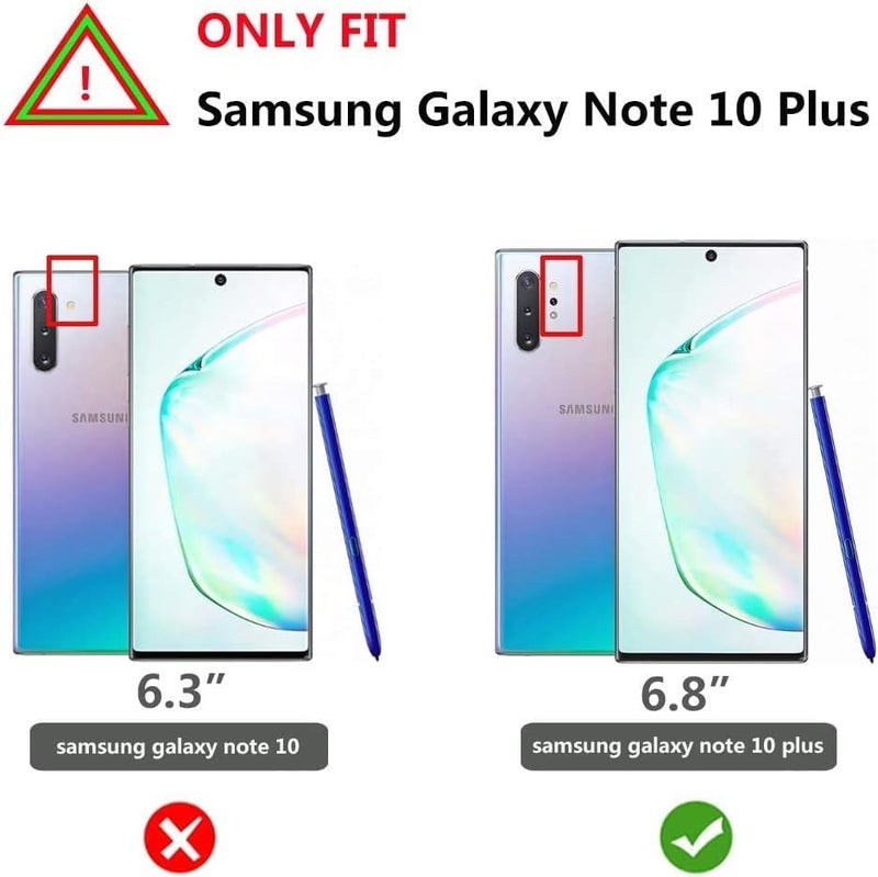SupCase for Samsung Galaxy Note 10 Plus/Note 10 Plus 5G Case (Unicorn Beetle Pro), [Built-in Stand & Belt Clip] Full-Body Rugged Phone Case Without Screen Protector for Galaxy Note 10 Plus, White - Image 2