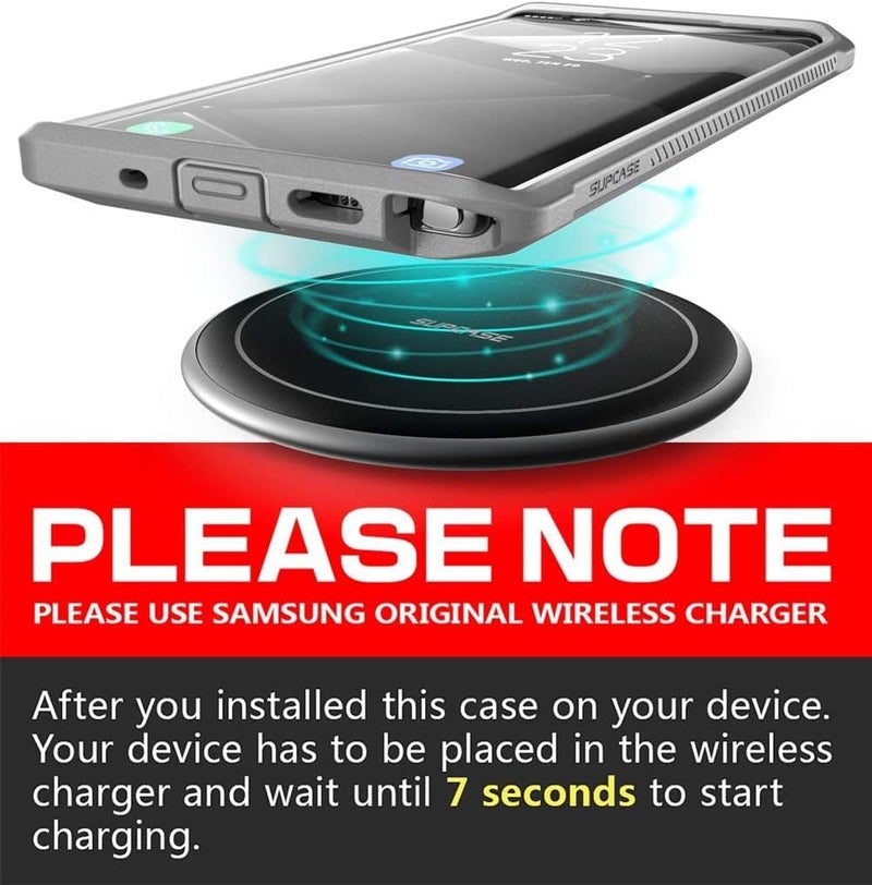 SupCase for Samsung Galaxy Note 10 Plus/Note 10 Plus 5G Case (Unicorn Beetle Pro), [Built-in Stand & Belt Clip] Full-Body Rugged Phone Case Without Screen Protector for Galaxy Note 10 Plus, White - Image 3