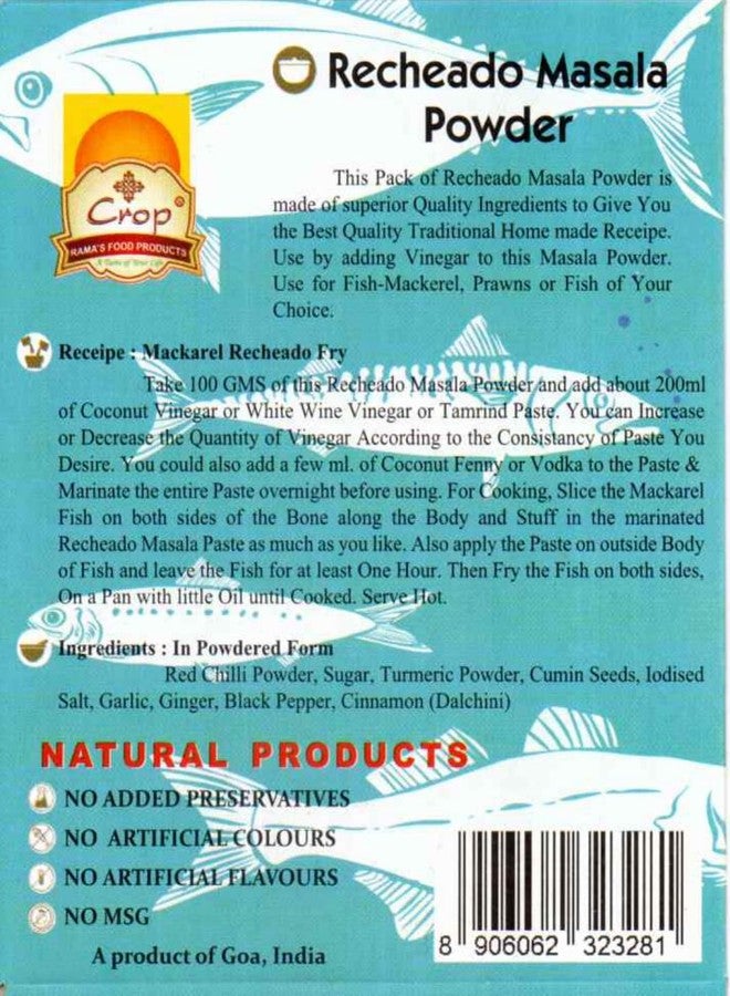 CROP Recheado Masala Powder - 100g - Image 2