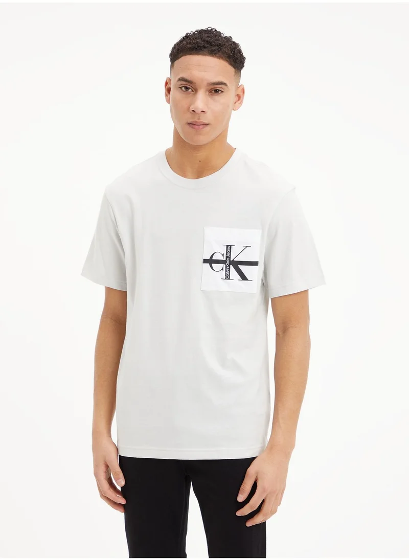 Calvin Klein Jeans Colour Block Crew Neck T-Shirt