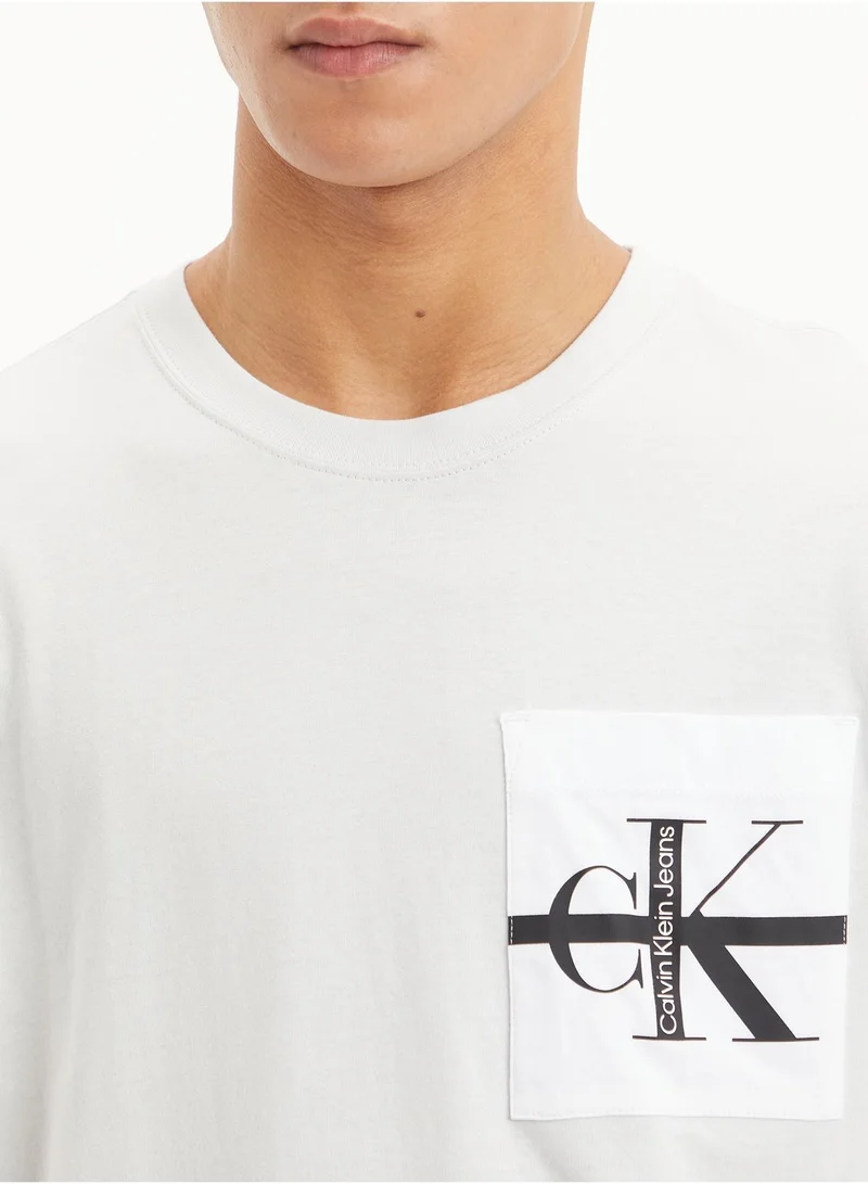 Calvin Klein Jeans Colour Block Crew Neck T-Shirt