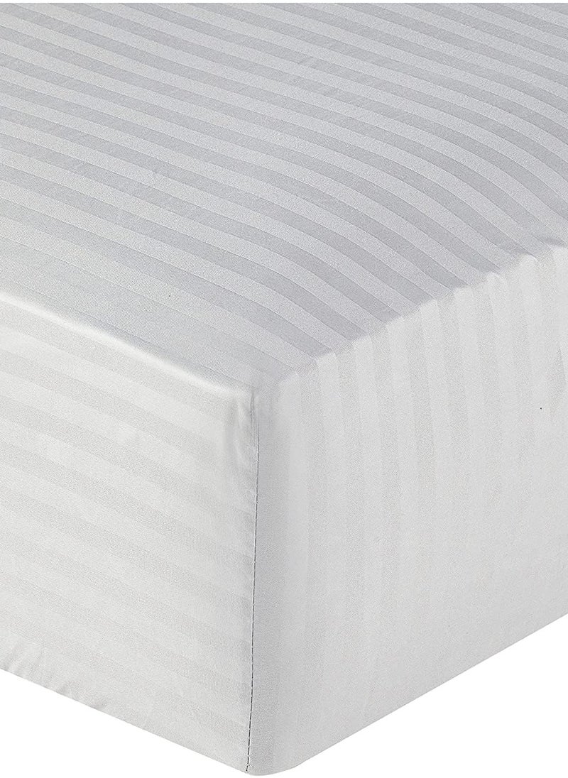 Generic bedding Zone 100% microfiber fitted bed sheet single 100x200+20cm  - Image 1