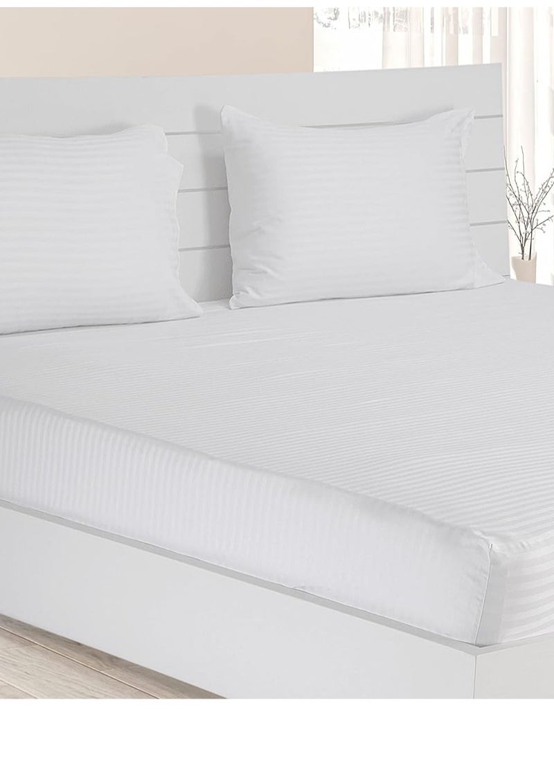 Generic bedding Zone 100% microfiber fitted bed sheet single 100x200+20cm  - Image 3