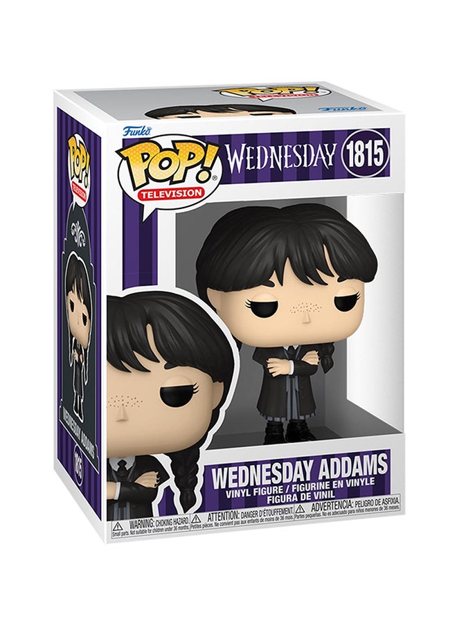 Funko Pop! Tv: Wednesday S2 - Wednesday Addams (Black Coat), Collectible Vinyl Figures - Gift Idea - Official Merchandise - Toys for Kids & Adults - Model Figure for Collectors and Display - Image 2