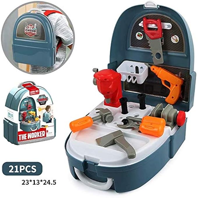 2-IN-1 TOOL SET TOY IN A BAGPACK FOR KIDS - Image 4