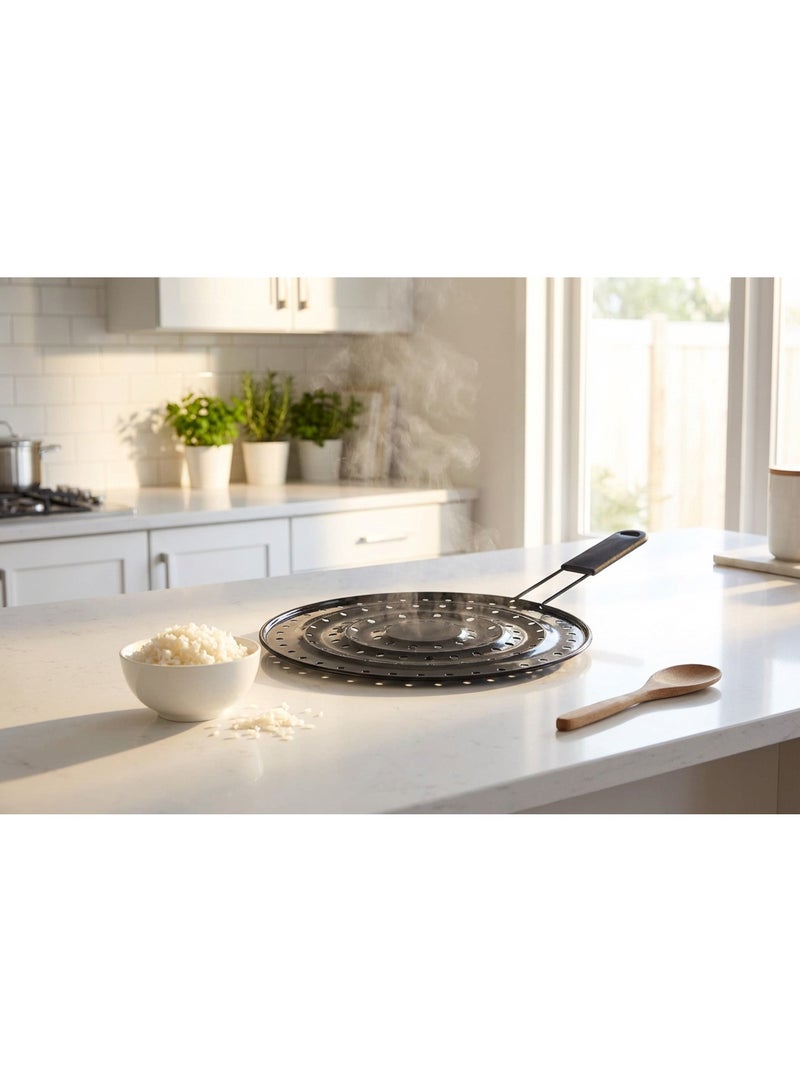 سيمر رينج شياطة أرز دائرية بمقبض –لون أسود - Image 3