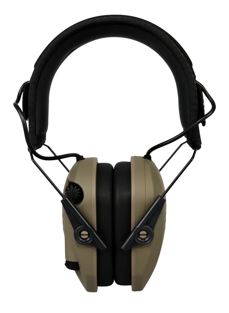 Walker's Walkers Razor Slim Shooter Electronic Folding Ear Protection Muffs, Tan Patriot - Image 3