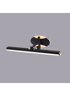 DANUBE HOME Danube Home Davinci Modern Wall Sconce Light For Wall Mirror| Indoor Wall Light With Inbuilt LED(Included)| 19W LED Lamp| Polycarbonate+Aluminium Frame, Black Finish - L42xW11xH20cm (1 Year Warranty) 