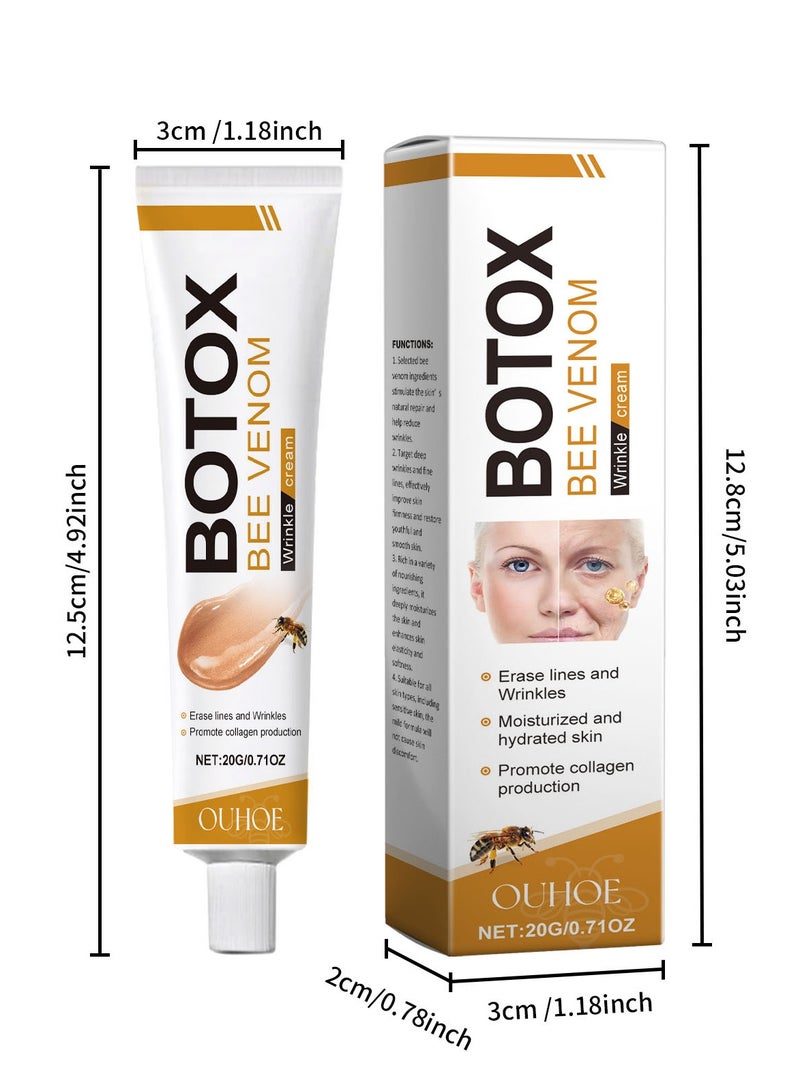 أوهو مرطب جل للوجه، كريم للعناية بالوجه بسم النحل، كريم مغذي للوجه بسم النحل، مرطب لطيف للبشرة الحساسة والناعمة - Image 2