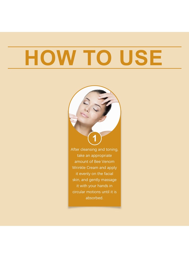 أوهو مرطب جل للوجه، كريم للعناية بالوجه بسم النحل، كريم مغذي للوجه بسم النحل، مرطب لطيف للبشرة الحساسة والناعمة - Image 5