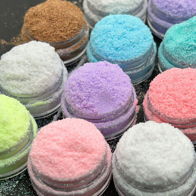 360 Mesh Ultra-Fine Glitter Powder, Colorful Glitter Powder, Handmade Glue, Diy Flow Linen Nail Art Jewelry, Glue-Adjusting Polarized Fine Powder - Image 2