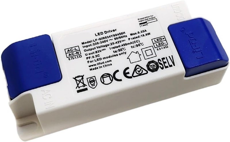LED Driver Power Supply COB lamp Bead Track Spotlight Downlight Ballast Without stroboscopic 35W(YS Flicker Free 18.9W) - Image 1